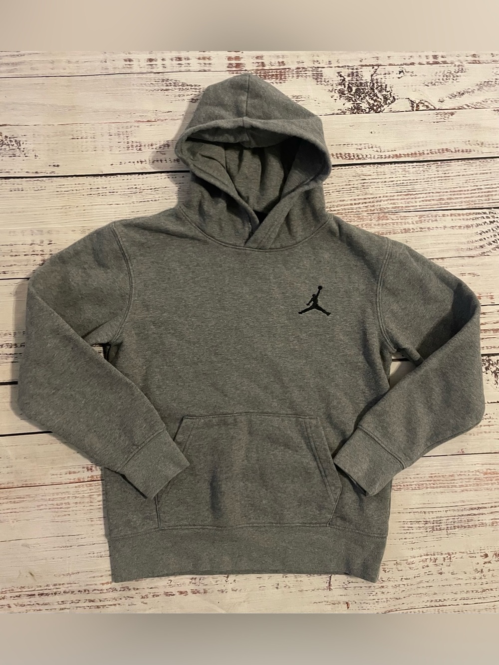 Grey Nike/Jordan Boys Hoodie YM 10/12